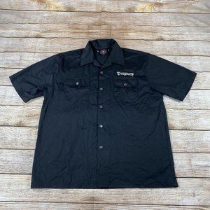 Dragonfly Roadhouse Vintage Shirt Men Size XL  Embroidered Rock N Soul Shirt NEW